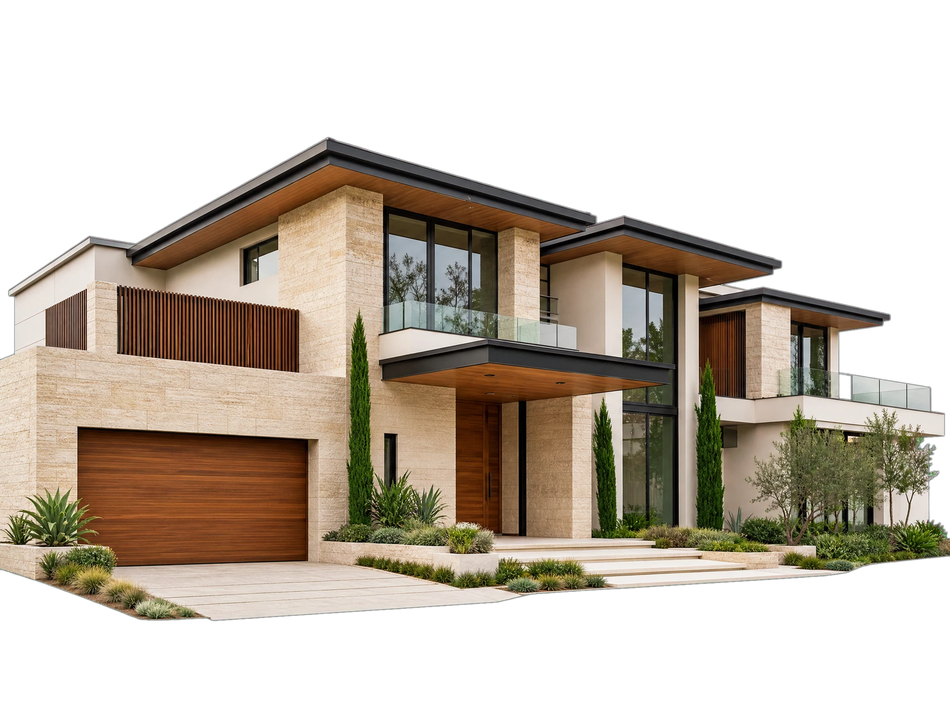 Luxury modern house exterior